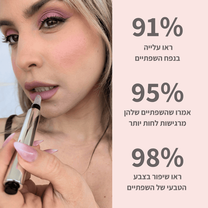 Lip Glow® - מנפח שפתיים ומעשיר בלחות